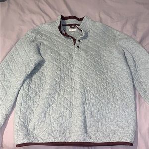 Half button up sweater!